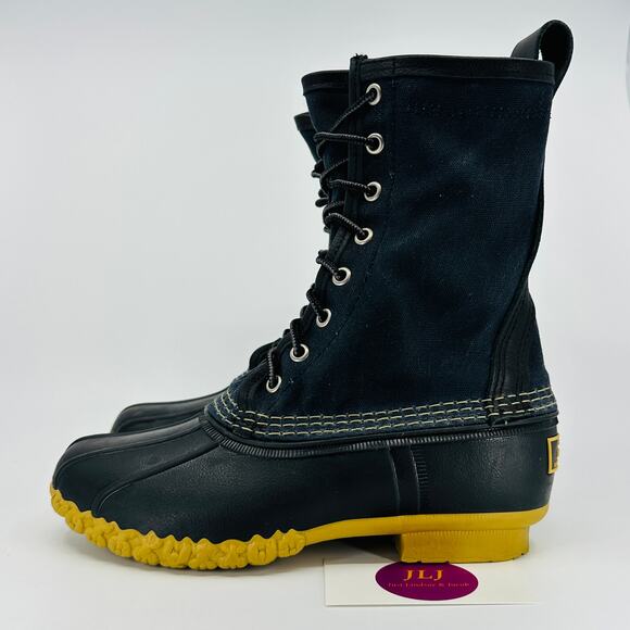 L.L. Bean Women's 10" Signature Waxed Canvas Maine Hunting Boots 270247 Size 6 - Picture 5 of 11